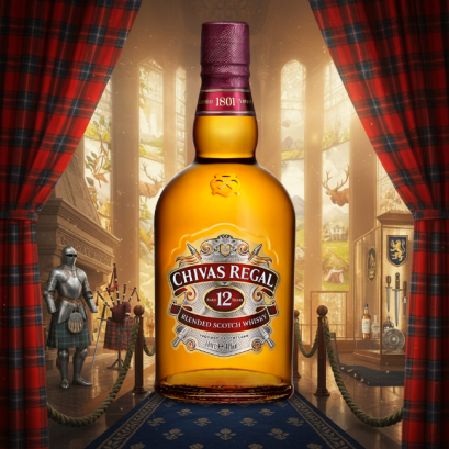 Chivas Regal Aged 12 Years Scotch Whisky 1000ml.