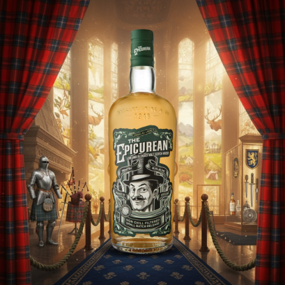 The Epicurean Lowland Blended Malt Scotch Whisky 700ml.
