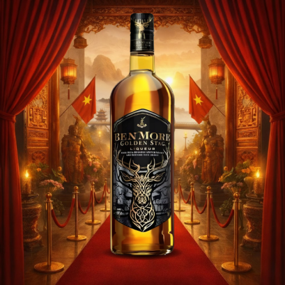 Golden Stag Liqueur 1000ml.