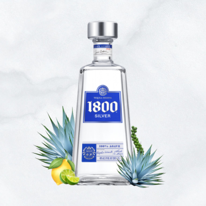 1800 Silver Tequila Reserva 750ml.