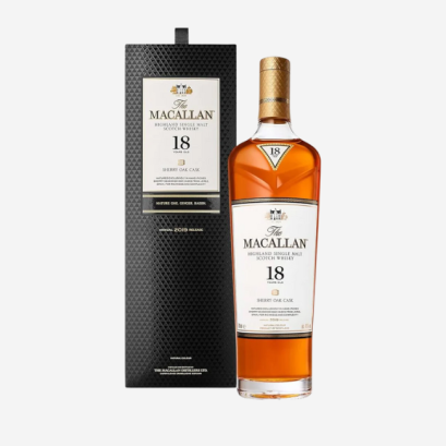 The Macallan 18 Year Old Sherry Oak Cask Single Malt 700ml.