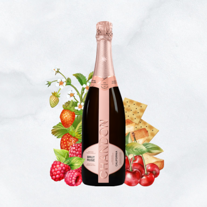 Chandon Brut Rose 750ml.