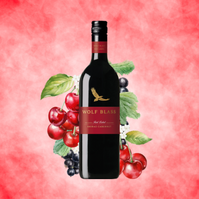 Wolf Blass Red Label Shiraz Canernet 750ml.