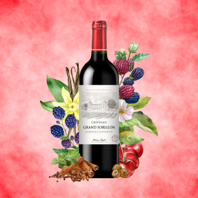 Chateau Grand Sorillon Superieur AOC Bordeaux 750ml.