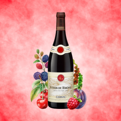 E. Guigal C&ocirc;tes du Rh&ocirc;ne Rouge 750ml.