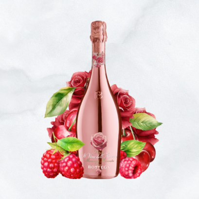 Bottega Manzoni Moscato Rose Vino Dell' Amore 750ml.