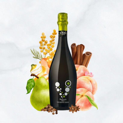 Giuseppe Verdi  Malvasia Spumante Brut Emilia IGT 750ml.