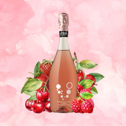Guiseppe Verdi  Lambrusco Rosa Amabile 750ml.