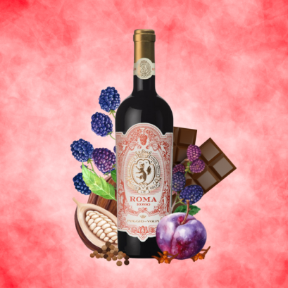 Poggio le Volpi Roma DOC Rosso 750ml.