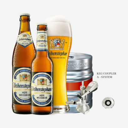 Weihenstephan Hefe-Weissbier Wheat Beer 30L.