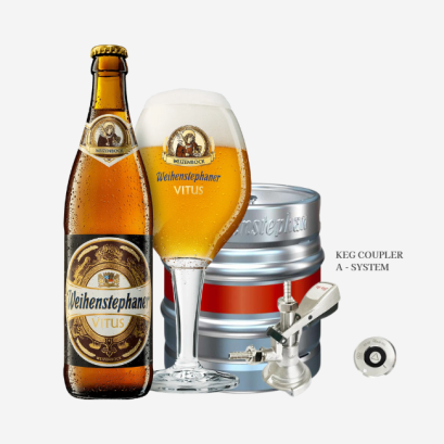 Weihenstephan Vitus Bock-Wheat Beer 30L.