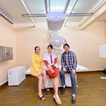 ส่งมอบเครื่องเอกซเรย์ทั่วไปแบบแขวนพดาน โรงพยาบาลบางเลน