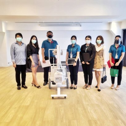 ส่งมอบเครื่องเอกซเรย์เคลื่อนที่ขนาดเล็ก โรงพยาบาลลาดพร้าว 