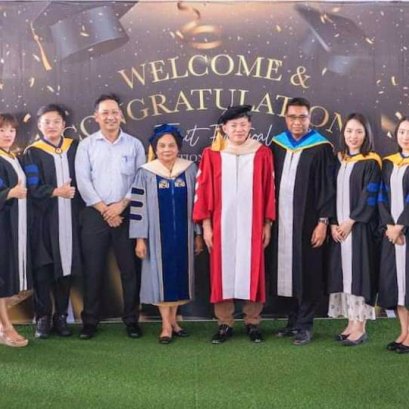 ร่วมแสดงความยินดีกับมหาบัณฑิต หลักสูตรนานาชาติ ที่สำเร็จการศึกษาประจำปีการศึกษา 2565