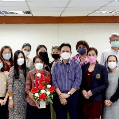 แสดงมุทิตาจิตอาจารย์ที่เกษียณอายุ อาจารย์มัณฑนา แก้วดวงเล็ก 