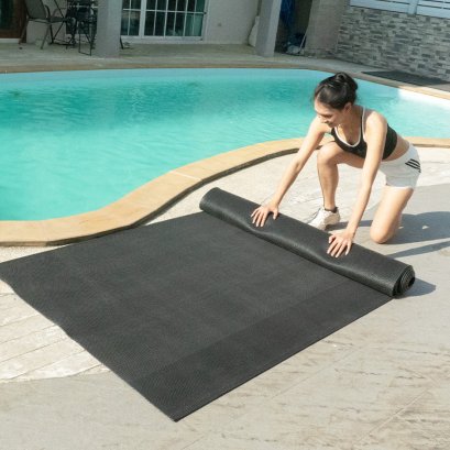 ยางปูพื้นระบายน้ำเพิ่มความเสถียรและลดความเสี่ยงจากการลื่นไถล