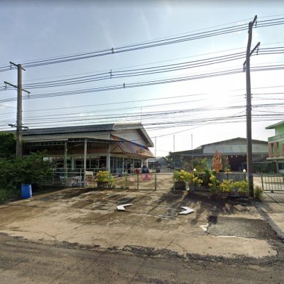 EHl-233727 ที่ดินเปล่า  พร้อมสิ่งปลูกสร้าง (โรงงานผลิตน้ำดื่ม, ร้านวัสดุก่อสร้าง) 