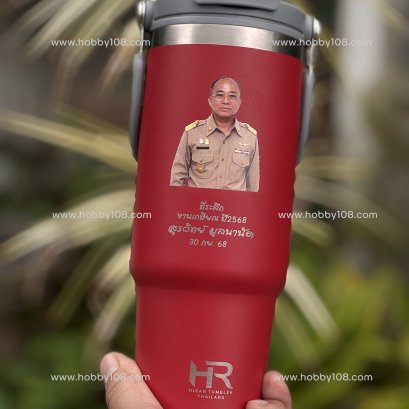 งานพิมพ์UV แก้วกระบอกเก็บความเย็น