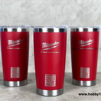 งานเลเซอร์โลโก้ แก้วเก็บความเย็น