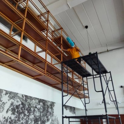 งานทำความสะอาดใหญ่ สำนักงาน 3 ชั้น กิ่งแก้ว สมุทรปราการ