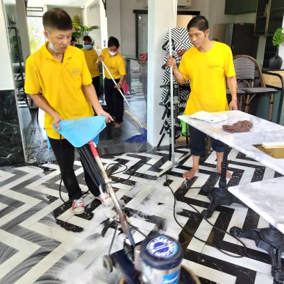 งาน Big Cleaning โรงแรม Klyde Boutique-Chatuchak