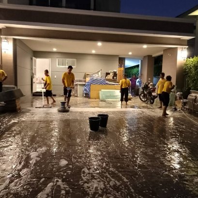 Big Cleaning โครงการบ้านพักอาศัย - โครงการ Q.House Avenue
