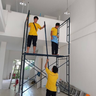 งาน Big Cleaning อาคารสำนักงาน - บริษัท Saekyo kizai