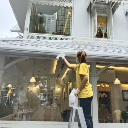 งาน Big Cleaning - ร้านอาหารบ้านสุริยาศัย
