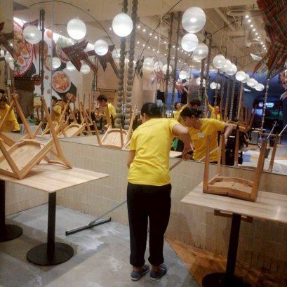 คืนความสะอาดใสไร้คราบมันให้ร้านอาหารด้วยบริการ Big Cleaning