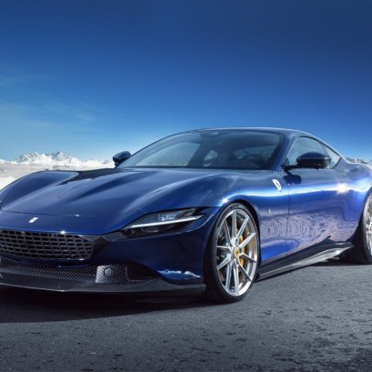 รถซูเปอร์คาร์ Ferrari Roma ติดตั้งชุดแต่งคาร์บอนไฟเบอร์ NOVITEC Aero Parts