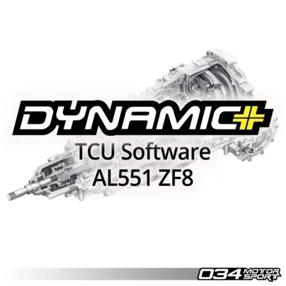 034Motorsport อัพเกรดซอฟต์แวร์ Dynamic+ TCU สำหรับ AL551 ZF8 Transmission, B8/B8.5 Q5/SQ5, C7/C7.5 A6/A7 3.0TFSI