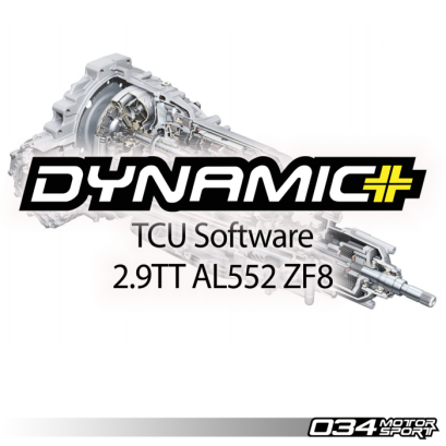034Motorsport อัพเกรดซอฟต์แวร์ Dynamic+ TCU สำหรับ AL552 ZF8 Transmission, B9/B9.5 RS4/RS5