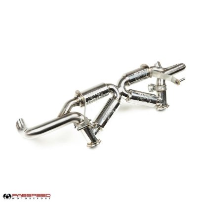 Fabspeed Audi R8 V10 Valvetronic Supersport X-Pipe Exhaust System (2020+)