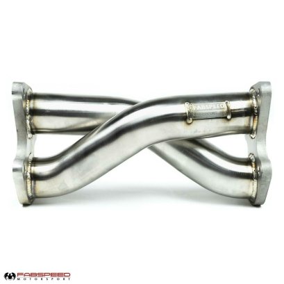 Fabspeed Ferrari F8 Tributo Rear Center Muffler Bypass X Pipe (2020+)
