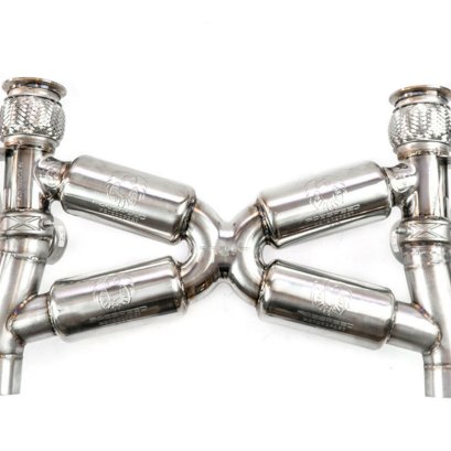 Fabspeed Lamborghini Huracan Evo Valvetronic Dual Tone Supersport X-Pipe Exhaust System (2019+)