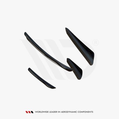 Maxton Design BMW M8 F93 Front Bumper Canards