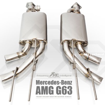 ท่อไอเสีย Fi Exhaust Mercedes-AMG W463 G63 Quad Tips