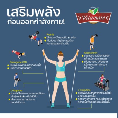 เสริมพลังก่อนออกกำลังกาย! แนะนำวิตามินสำหรับคนออกกำลังกาย