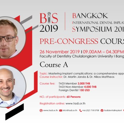BANGKOK INTERNATIONAL DENTAL IMPLANT SYMPOSIUM 2019