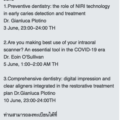 Dr.Gianluca Plotino Preventive Dentistry