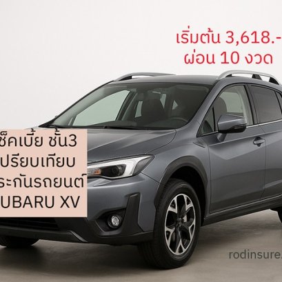 ประกันรถยนต์ ชั้น 3 SUBARU XV ถูกสุดๆ 