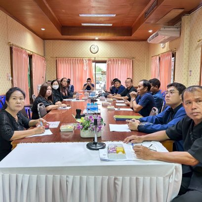  เข้าร่วมประชุม ปรึกษาหารือการดำเนินงานด้านวัฒนธรรมในเขตเทศบาลตำบลท่าเชียงทอง