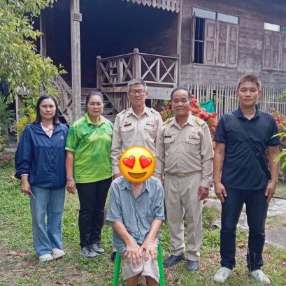 ลงพื้นที่เยี่ยม ผู้ประสบปัญหาทางสังคมหมู่ที่ 4 