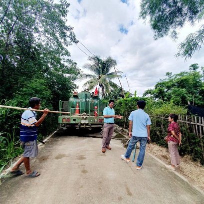 ลงพื้นที่ติดตามใบคำร้องการแก้ไขปัญหารางระบายน้ำ หมู่ที่ 1 ซอย 1