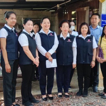 ลงพื้นที่ให้ความช่วยเหลือผู้ยากไร้และด้อยโอกาส ในเขตพื้นที่เทศบาลตำบลท่าเชียงทอง