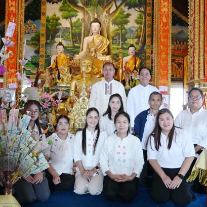  ร่วมงานสรงน้ำพระธาตุเจดีย์สหลีจอมยอง วัดสันมะกรูด และงานสรงน้ำกู่อัฐิครูบากาบ กาวิโล อดีตเจ้าอาวาสวัดสันมะกรูด ประจำปี 2569
