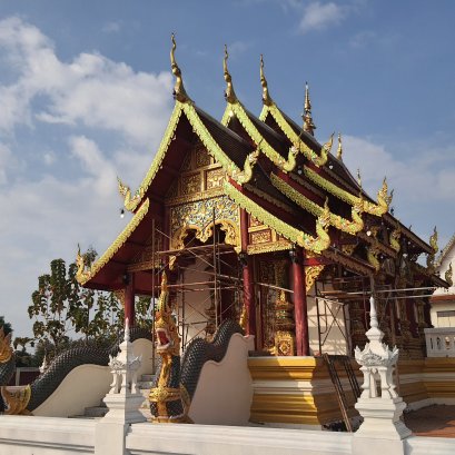 วัดสันมะโก  ตำบลบ้านแป้น อำเภอเมือง จังหวัดลำพูน