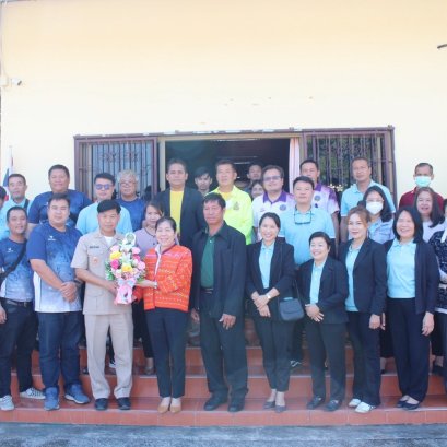 ร่วมให้การต้อนรับ คณะจากเทศบาลตำบลริมเหนือ อำเภอแม่ริม จังหวัดเชียงใหม่ ในโอกาสเดินทางมาร่วมส่ง ผู้อำนวยการกองช่าง