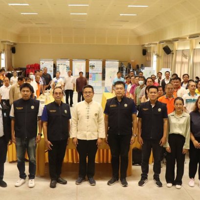 เข้าร่วมประชุมกลุ่มย่อย ครั้งที่ 1 เวทีที่ 6 ในพื้นที่ อำเภอเมืองลำพูน จังหวัดลำพูน ภายใต้โครงการศึกษาความเหมาะสมการปรับปรุงโครงการชลประทาน ขนาดกลางในจังหวัดลำพูน