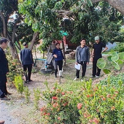 ลงพื้นที่สำรวจลำเหมืองสาธารณะ หมู่ที่4